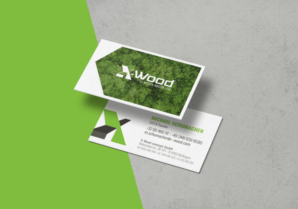 X-WOOD - Business cards